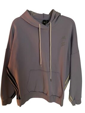 adidas x Peloton "Capable of Greatness" Oversized Hoodie Lavender L